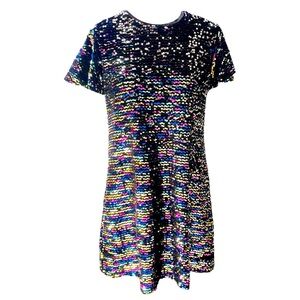 Colorful Planet sequin dress